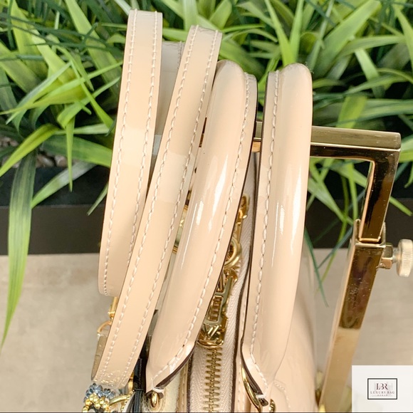 SOLD Louis Vuitton Vernis Alma BB Dune - Picture 9 of 14